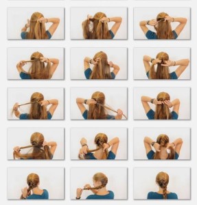 how to tie french braid style