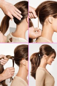 how to tie the poof hairstyle 