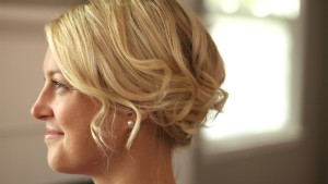 updo hair style for short hair