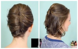 Twisted Halfupdo hair style